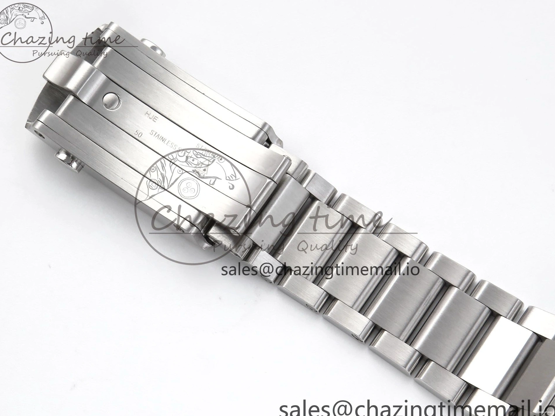 0401 Elegant Seamaster 300 Heritage SS VSF 1:1 Best Edition Blue Dial on SS Bracelet A 7701